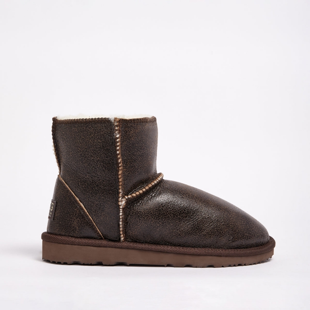UGG Since 1974 Ultra Bomber Classic Mini Chocolate 39 8 Leather w Extra insole